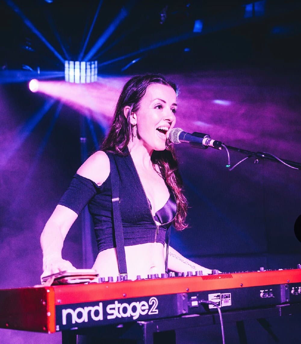 Natasha Flynn's piano studio background