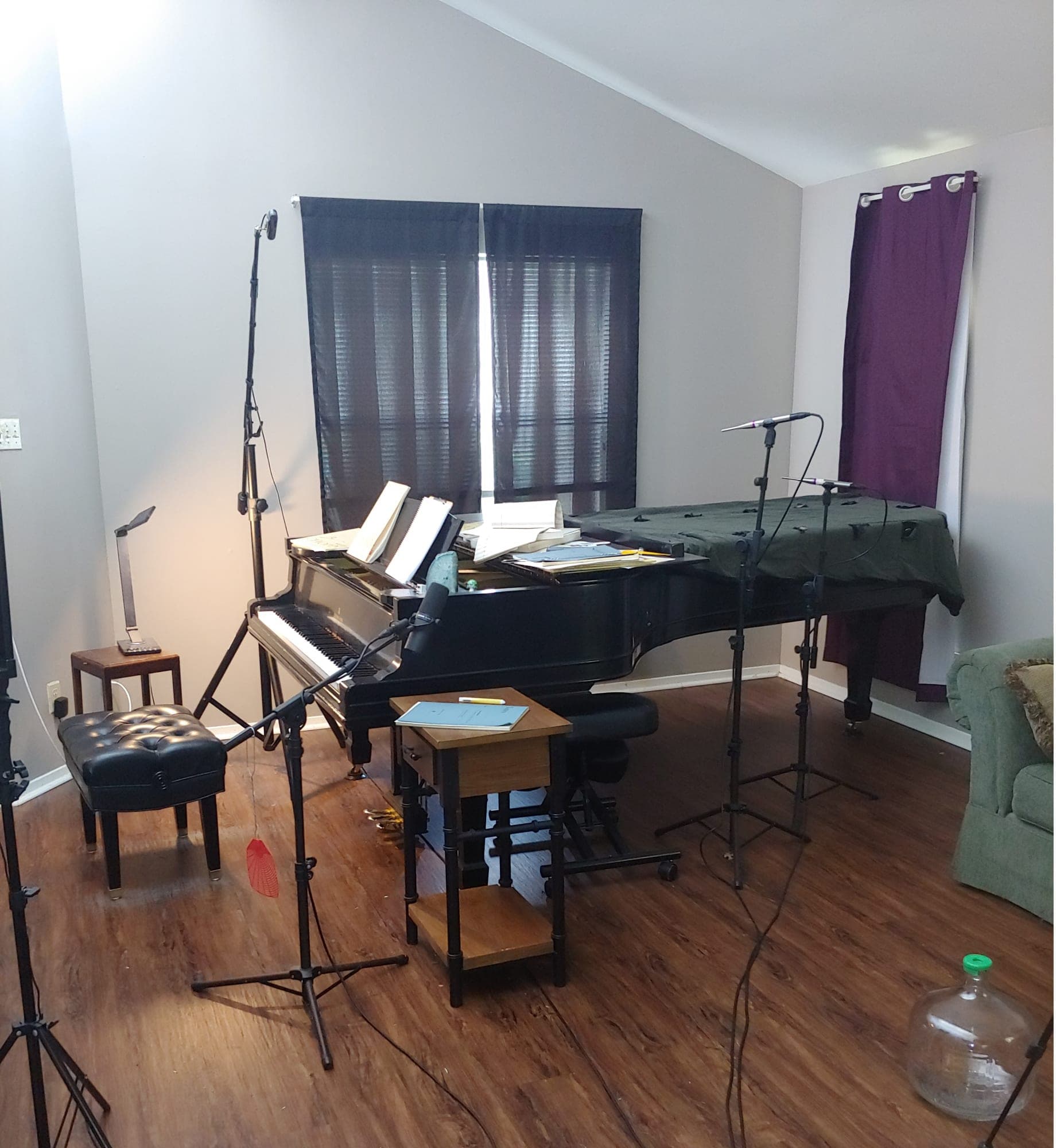 Matthew Bowers's piano studio background
