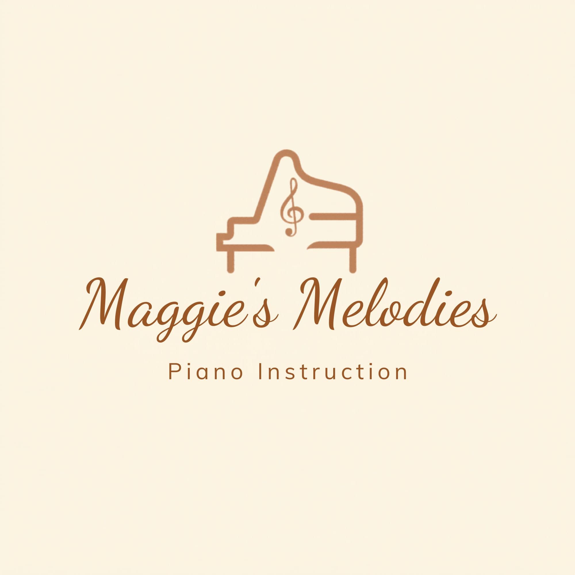 Maggie Young's piano studio background
