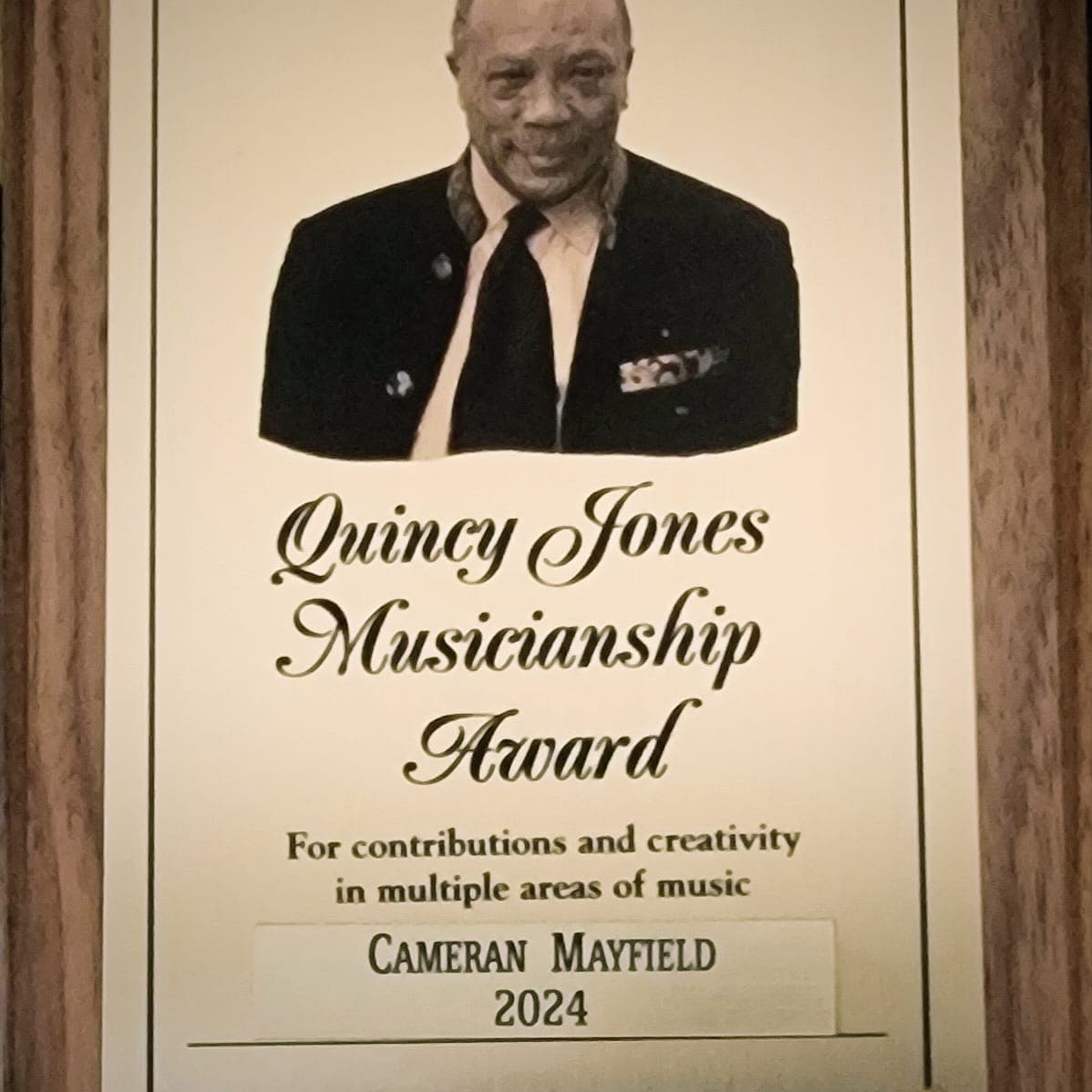 Quincy Jones Musicianship Award