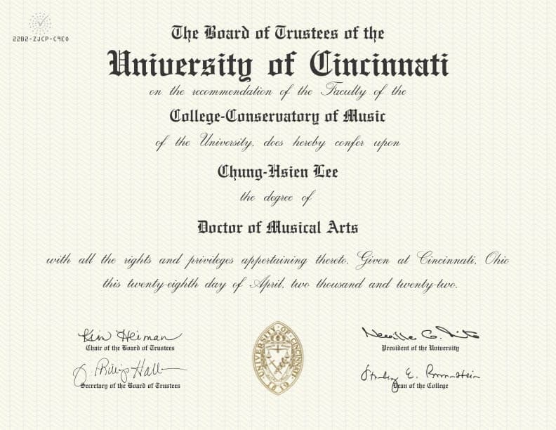 Doctor of Musical Art