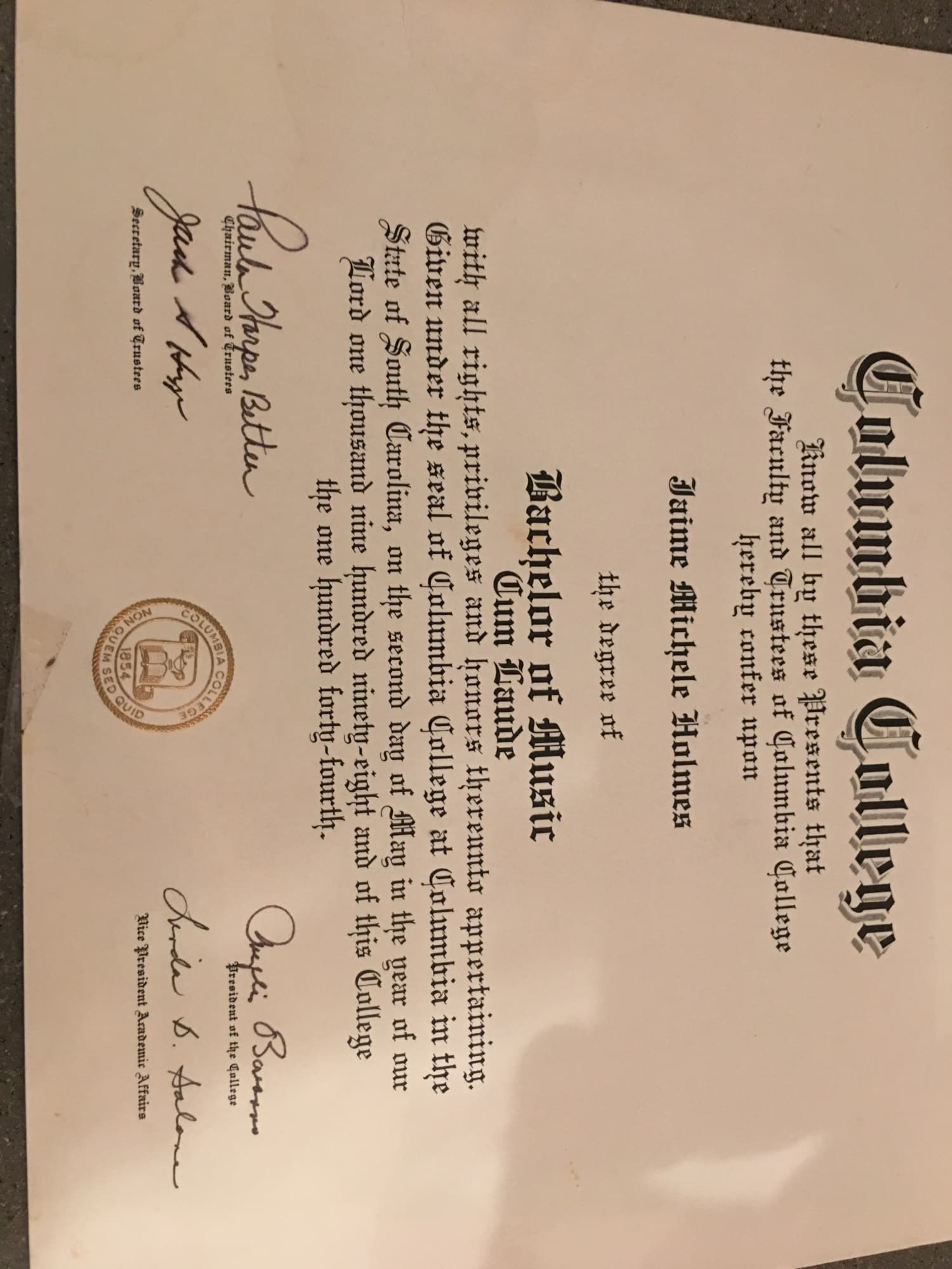 Bachelor of Music Education